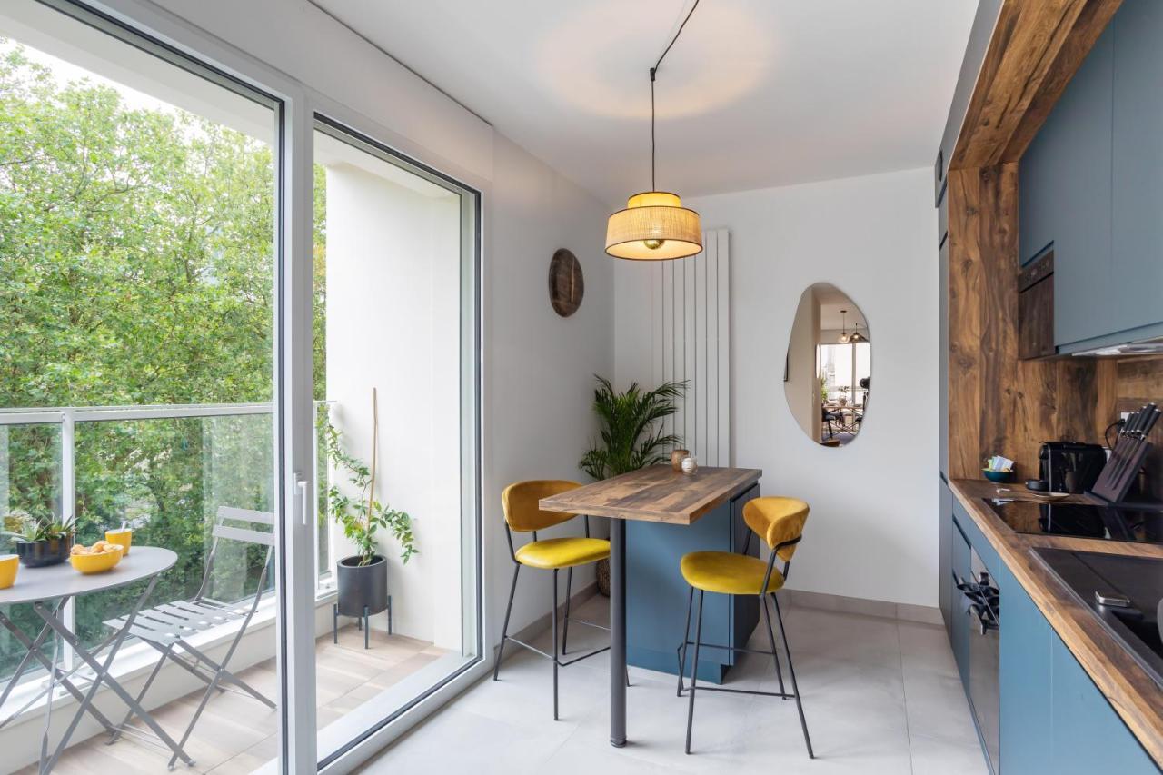 L'Air - Elegant 2 Chambres Avec Loggia Dans Residence De Haut Standing Ренн Экстерьер фото